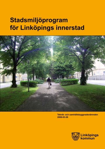 Stadsmiljöprogrammet - Linköpings kommun