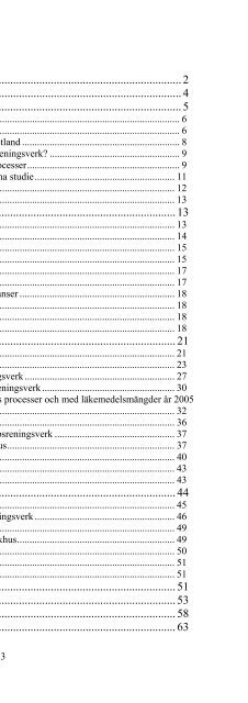 Läkemedelsrester från sjukhus och avloppsreningsverk