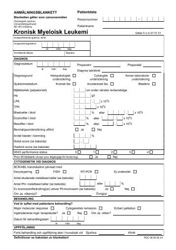 Kronisk Myeloisk Leukemi