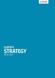 Strategy 2010-2012 - Lloyd's