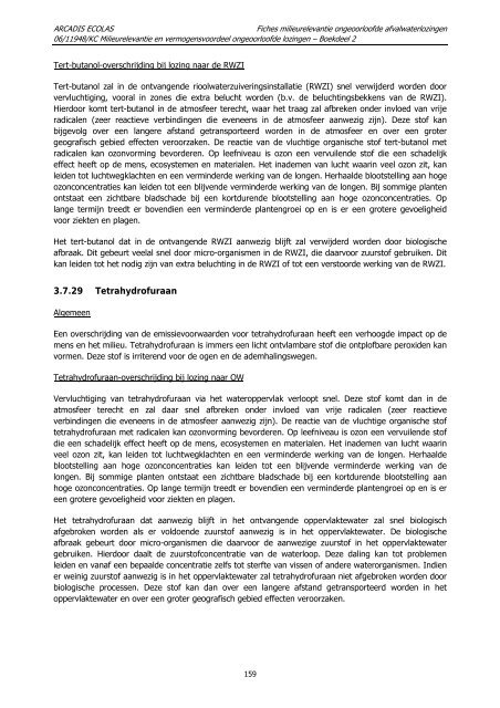 overschrijding bij emissies naar water: beknopte fiches (pdf ... - Lne.be