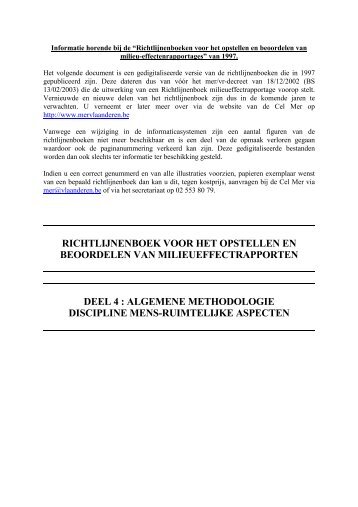 mens - ruimtelijke aspecten - Lne.be