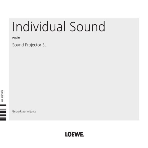 Individual Sound - loewe AG, Kronach