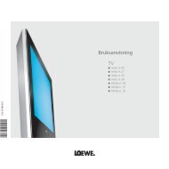Bruksanvisning TV - Loewe