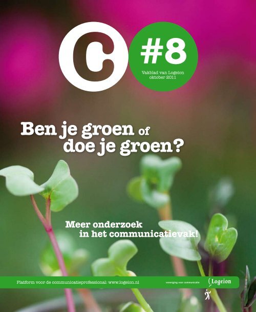 Ben je groen of doe je groen? - Logeion