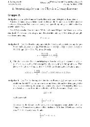 1. Stegreifaufgabe aus der Physik Lösungshinweise