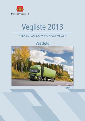 Vegliste 2013 - Lovdata