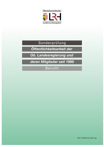 SP_Oeffentlichkeitsarbeit_Bericht.pdf - Oberösterreichischer ...