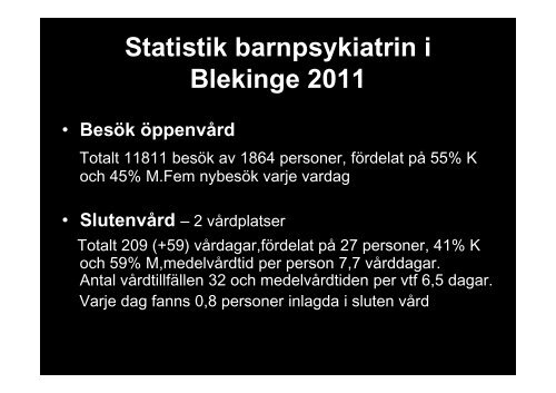 Psykiatrins utmaning - Landstinget Blekinge