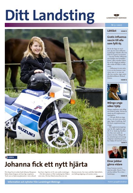Ditt landsting3_07.pdf - Landstinget Blekinge