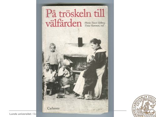 Sociala arbetets historia - Lunds universitet