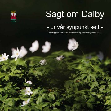 Arbetsbok 3 - Sagt om Dalby - Lunds kommun