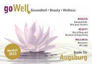 goWell Guide für Augsburg 2013