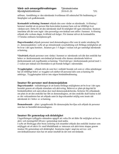 Riktlinjer för SoL-beslut - Lunds kommun