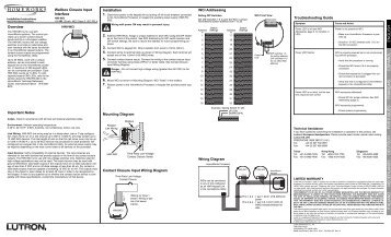 italiano nederlands deutsch português français español ... - Lutron