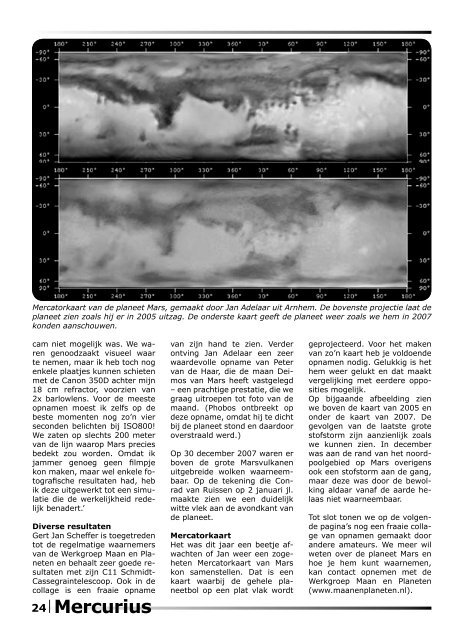 Mercurius - Werkgroep Maan en Planeten