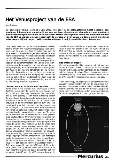 Mercurius - Werkgroep Maan en Planeten