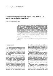 Características agronómicas de la especie Avena sterilis (L.) en ...
