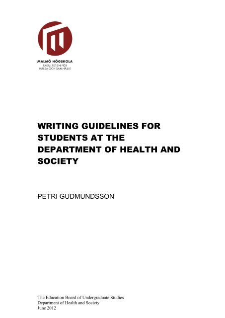 Detta Ar Ett Exempel Malmo Hogskola