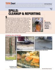 SPILLS: CLEANUP & REPORTING - Maine.gov