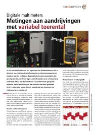 Metingen aan aandrijvingen met variabel toerental - Main Press(*)