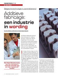 Additieve fabricage: een industrie in wording - Main Press(*)