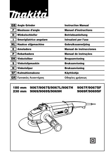 Download gebruiksaanwijzing - Makita