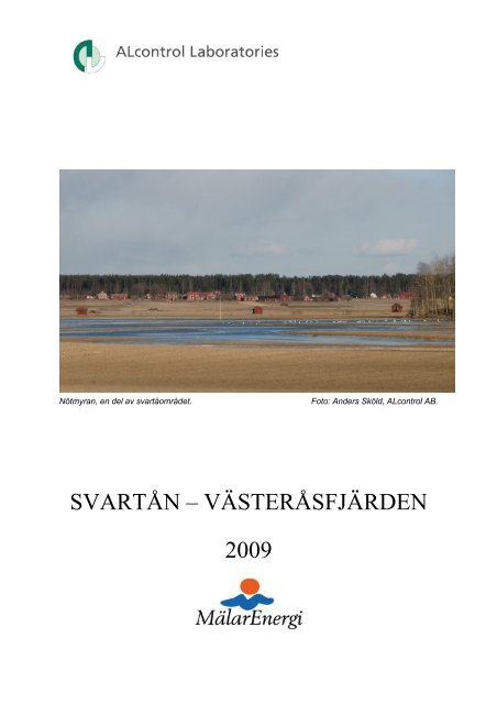 SVARTÅN – VÄSTERÅSFJÄRDEN 2009 - Mälarenergi AB