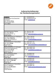 Außenwirtschaftsberater der ... - Handwerk-Magazin