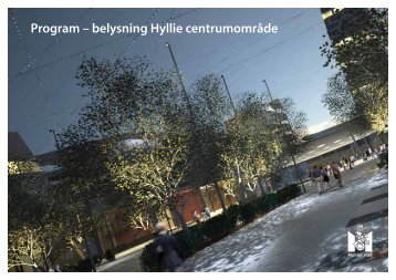 Program – belysning Hyllie centrumområde - Malmö stad