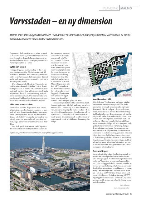 Planering i Malmö nr 2 2010 - Malmö stad