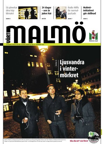 Ljusvandra i vinter- mörkret - Malmö stad