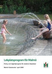 Lekplatsprogram för Malmö - Malmö stad