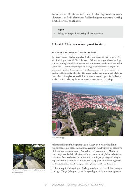 Program för utveckling av Pildammsparken - Malmö stad
