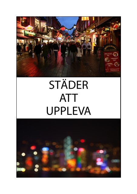 Städer att uppleva.pdf - Malmö stad