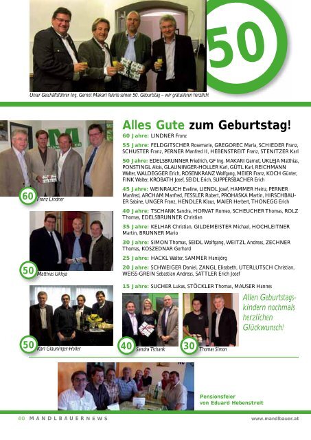 Mandlbauer News 2012