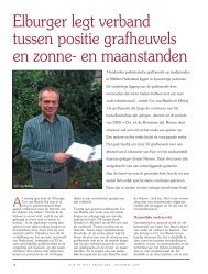 Elburger legt verband tussen positie grafheuvels en zonne- en ...