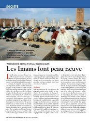 Les Imams font peau neuve SOCIÉTÉ - Maroc Hebdo International