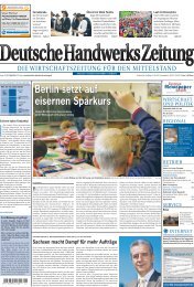 Deutsche Handwerks Zeitung - Handwerk Magazin