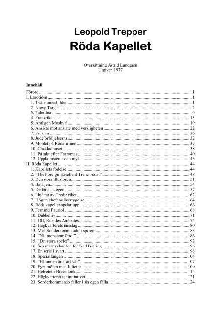 Röda Kapellet - Marxistarkiv