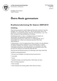 Östra Reals kvalitetsredovisning 2009-2010.pdf - Fronter