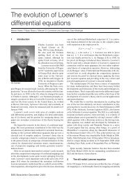 The evolution of Loewner's differential equations