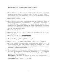 HOOFDSTUK 2: DE STELLING VAN RAMSEY 1.a) Bewijs dat n 2(4 ...