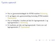 Lysark - NTNU