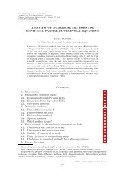 A review of numerical methods for nonlinear partial differential ...