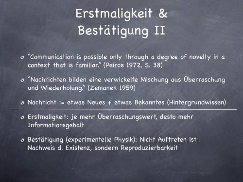 Der Informationsbegriff der Physik - uni-marburg