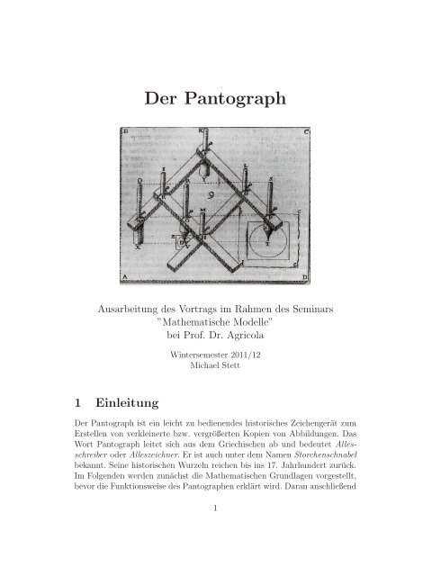 Der Pantograph