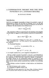 a deformation theory for the zeta function of a hypersurfaces