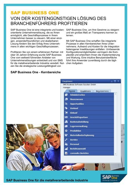 SAP BUSINESS ONE PPS - Matrix Business Solutions