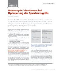 Optimierung des Speicherzugriffs - MathWorks